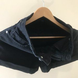 BLACK JEAN SHORTS